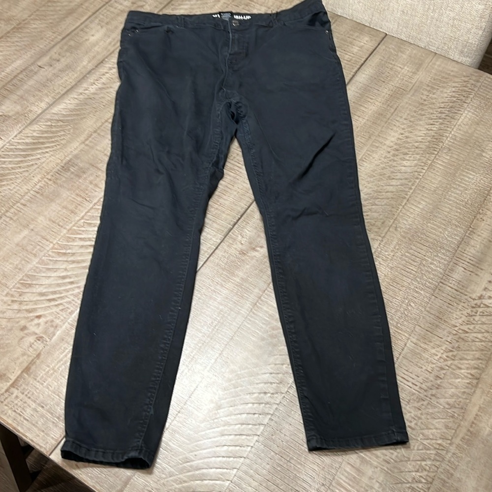 3/$25 Joe Boxer Black Push Up Skinny Jeans Size 13
